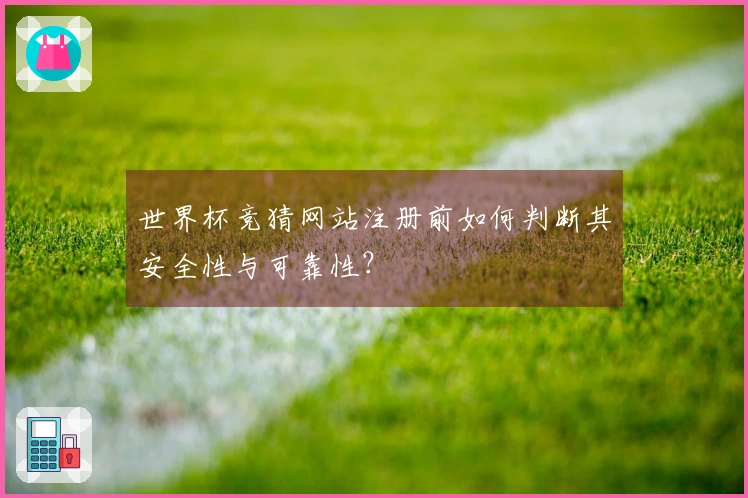 世界杯竞猜网站注册前如何判断其安全性与可靠性？